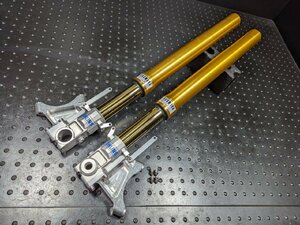 ■カワサキ ZX-12R A型 社外 オーリンズ FG43 43φ フロントフォーク 曲がり無し ZXT20A マレーシア仕様 OHLINS [R060206]