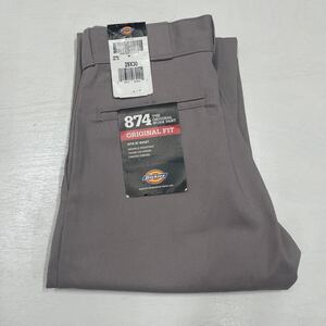 W29 薄いグレー 新品 874 ディッキーズ DICKIES オリジナル 874 USA MODEL ワークパンツ 1