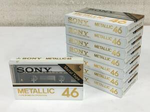 ●○ク983 未開封 カセットテープ SONY METAL POSITION メタル METALLIC46 8本セット○●