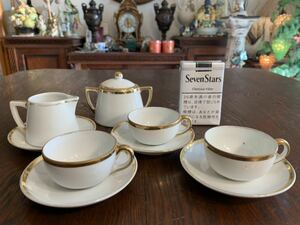 オールドノリタケ M印 デミタスカップ ポットセット NORITAKE