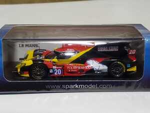 新品 1/43 スパーク SPARK ORECA 07／Gibson No.20 High Class Racing 24H　Le mans 2019 A.Fjordbach／D.Andersen／M.Beche オレカ　