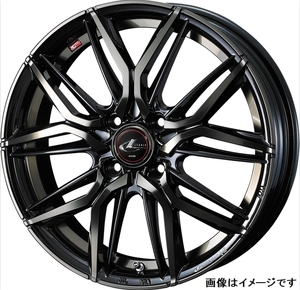 【個人宅発送可能】Weds ウェッズ 17×6.5J +42 5穴 PCD100 PBMC/TI ホイール 1本 LEONIS LM レオニス レオニス・エルエム (41102)