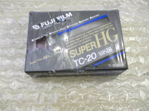 送料無料 富士写真フィルム FUJI Compact Videocassette Super HG TC-20 VHSC VHSコンパクトビデオカセット 現状渡し品 