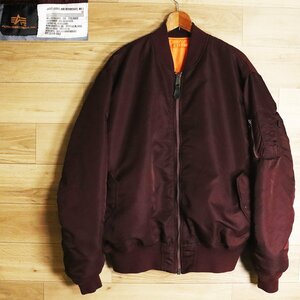 E2K/R8.1-1　Alpha Industries　アルファ　MA-1　フライトジャケット　ミリタリージャケット　ブルゾン　アメリカ古着　メンズ　2XL