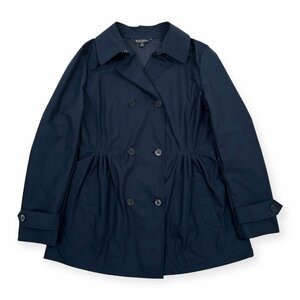 Brooks Brothers ブルックスブラザーズ プリーツ ライト ハーフ トレンチコート ジャケット サイズ 8 (USA) /紺/ネイビー/薄手/レディース