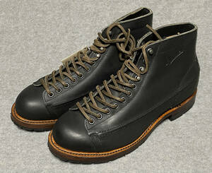 数量限定 新品　Danner ダナー D511018 5”LTT HALFLUG　ハーフラグ　レーストゥトゥ レースアップ　黒　US7.5　日本製