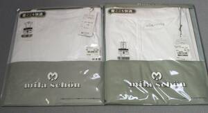 ★未使用品　ミラ・ショーン　mila schon　U首Tシャツ＆エスパロンパン　上下　紳士　Mサイズ★①