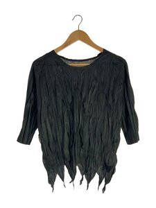 PLEATS PLEASE ISSEY MIYAKE◆カットソー/3/ポリエステル/BLK/PP93-PK994