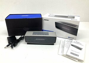 秦野店【中古品】E9-4 BOSE ボーズ SoundLink Mini サウンドリンクミニ ポータブル ワイヤレス スピーカー 元箱・付属品付き 動作確認済み