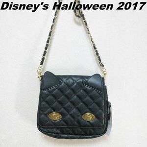 未使用【ディズニーリゾート限定】ハロウィン　ミニー　フィガロ　猫耳ショルダーバッグ　斜め掛け　Disney