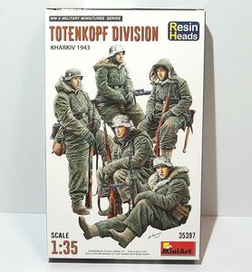 ミニアート 1/35 35397 第3SS装甲師団兵 ハリコフ攻防戦 1943 レジン製ヘッド付 WWⅡ 兵士 冬季装備 プラモデル フィギュア ミリタリー