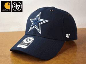 K155《未使用品》47 BRAND × Carhartt カーハート【フリーサイズ】DALLAS COWBOYS カウボーイズ NFL 帽子 キャップ USモデル