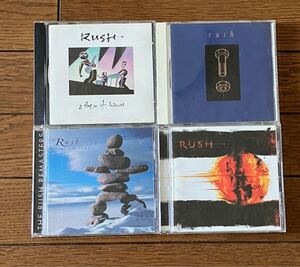 RUSH『CD4枚セット』後期ラッシュ プログレ/ハードロック/オルタナ期の名盤お買い得セット　LED ZEPPELIN、PINK FLOYD、DREAM THEATER