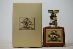 SUNTORY サントリー ROYAL 15年 ゴールドラベル ウイスキー 750ml 43% 箱付 5548-80サイズ