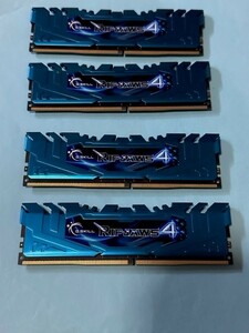  即決セール DDR4ー 2666 8GB×4 合計32GB G・SKILL F4-2666C16Q-32GRB