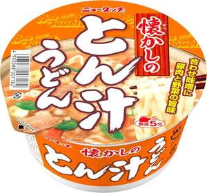 ニュータッチ 懐かしのとん汁うどん 80g×12個