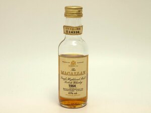 ★★The MACALLAN マッカラン 1964 ミニボトル 旧ボトル 50ml/43%★AKA86042