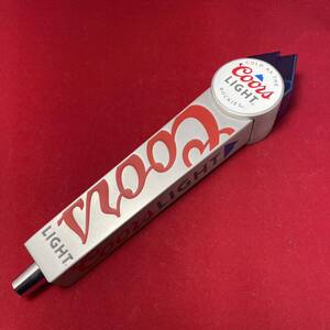 クアーズ ビール ビアタップ ハンドル B107 Coors Light ブルー カリフォルニア ビール シフトノブ ビールサーバーノブ アメリカ雑貨 usdm