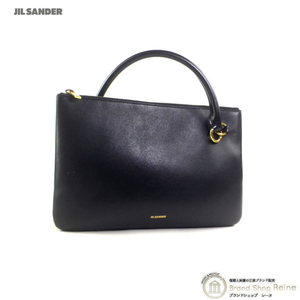 ジルサンダー （JIL SANDER） ハンド ショルダー クラッチ バッグ J06WG0002 ブラック（中古）