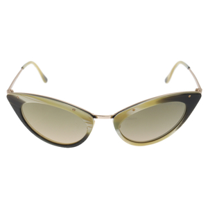 TOM FORD トムフォード Grace Horn Mirror Gradient Sunglasses TF349 64J グラスホーン グレディエント スモークサングラス 眼鏡 マルチ