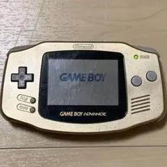 ゲームボーイアドバンス 本体のみ ゴールド AGB-001 【ジャンク品】