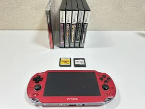 PlayStation Vita プレイステーションビータPCH-1000Nintendo 任天堂DSソフト7点 ジャンク【中古品】