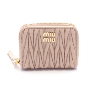 ミュウ ミュウ MATELASSE マテラッセ ブランドオフ Miu Miu レザー コインケース レザー レディース