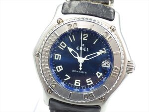 355599/⑤【1円スタート】EBEL エベル 稼働品 E9187341 ディスカバリー デイトメンズ 時計 クオーツ ケース40mm