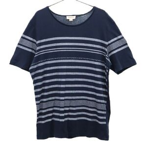 ディーゼル ボーダー 半袖 Tシャツ L ネイビー DIESEL メンズ