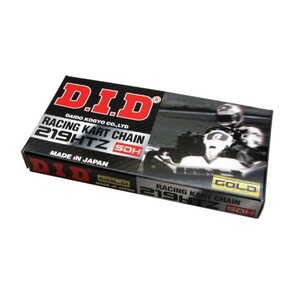 【未使用新品】レーシングカートチェーン DID 219 HTZ SDH G＆Gチェーン 100L ゴールドチェーン DID [new]