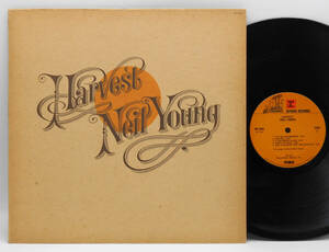 ★良盤 US ORIG LP★NEIL YOUNG/Harvest 1972年 初回W無TANラベル 音圧凄 ザラ紙ジャケ インサート＆インナー付 Heart Of Gold(孤独の旅路)