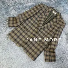 【匿名配送】JANE MORE チェック　テーラードジャケット
