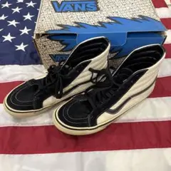 VANS Sk8-Hi ブラック/ホワイト ハイカットスニーカー