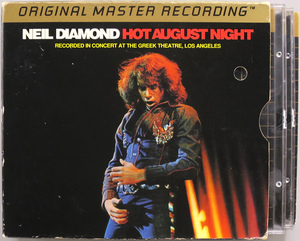 (2 GOLD CD) Neil Diamond 『Hot August Night』 輸入盤 UDCD 2-584 ニール・ダイアモンド MFSL (Mobile Fidelity Sound Lab)