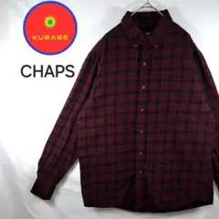 【美品】RALPH LAUREN　CHAPS　刺繍ロゴ　胸ポケット　チャプス