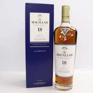 1円～MACALLAN（マッカラン）18年 ダブルカスク 2023 43％ 700ml O24K150040