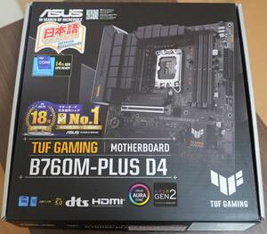 ASUS TUF GAMING B760M-PLUS D4　マザーボード　LGA1700