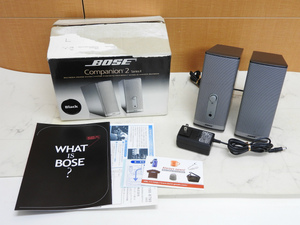 1円〜 中古 BOSE Companion 2 Series II シルバー スピーカー 現状渡し