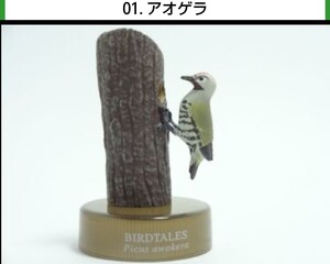 送料140円〜 No.1 アオゲラ BIRDTALES1 バードテイルズ 鳥の巣コレクション フィギュア 海洋堂 ボトルキャップ 検 非売品 アクアテイルズ