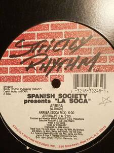 中古Strictly Rhythm SR12248　The Spanish Society Presents "La Soca" Arriba