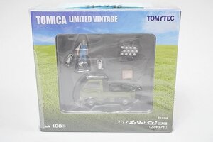 新品 TOMICA トミカリミテッドヴィンテージ TLV 1/64 マツダ ポーターキャブ 三方開 緑 フィギュア付 LV-198a