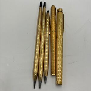 ♪【売り切り】ブランド筆記具5点まとめ シャープペン ボールペン 万年筆 CROSS クロス PARKER パーカー SHEAFFER シェーファー 現状品