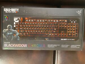 Razer black window call of duty chroma US配列　QcK call of duty マウスパッド付き