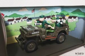 GATE beetle bailey in JEEP adventures 1/18 ミニカー ジープ