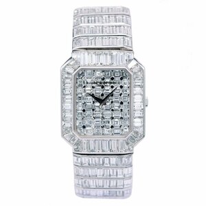 【アンティーク】 Vacheron Constantin/ヴァシュロン・コンスタンタン Kalla Pagode Ref.35517/987G-7 K18WG ダイヤモンド腕時計 #HK9481