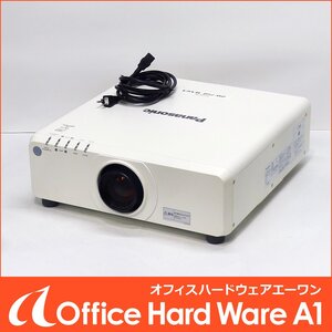 Panasonic PT-DW750JW DLPプロジェクター (7000ルーメン WXGA 1280x800 標準レンズ付き リモコン欠品) 中古 パナソニック 動作品 ☆