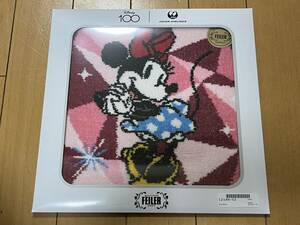 フェイラー FEILER ハンカチ ミニー　JAL DREAM EXPRESS Disney100 ディズニー2250