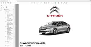 シトロエン　C5 (2007-2017）ワークショップマニュアル 整備書