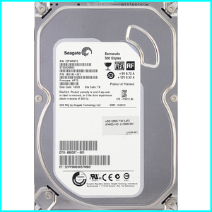 Seagate ST500DM002-1BD142-021 HP73 3.5インチ SATA600 500GB 96回 52158時間 ジャンク