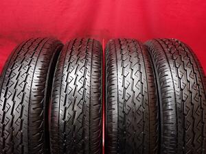 中古タイヤ 145/80R12 80/78N 4本セット ブリヂストン K370 BRIDGESTONE K370 8.5分山★n12 エブリィ キャリィ サンバー アトレー N-VAN